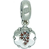 (RETIRED) DANISH Silver Bead Hanging Number 9 in Garnets (RETIRED) DANISH Silver Bead Hanging Number 9 in Garnets