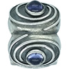 (RETIRED) DANISH Silver Clip with Iolite (RETIRED) DANISH Silver Clip with Iolite