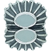 (RETIRED) DANISH Silver Clip with Grey Enamel (RETIRED) DANISH Silver Clip with Grey Enamel