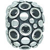 (RETIRED) DANISH Silver Clip with Black CZ (RETIRED) DANISH Silver Clip with Black CZ