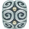 (RETIRED) DANISH Silver and 14ct Gold Clip (RETIRED) DANISH Silver and 14ct Gold Clip