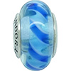 (RETIRED) Murano Glass Bead Blue and light Blue (RETIRED) Murano Glass Bead Blue and light Blue