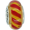 (RETIRED) Murano Glass Bead Red and Yellow (RETIRED) Murano Glass Bead Red and Yellow