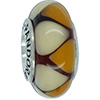 (RETIRED) Murano Glass Bead Captivating Amber (RETIRED) Murano Glass Bead Captivating Amber