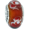 (RETIRED) Murano Glass Bead Flowers for You Brown (RETIRED) Murano Glass Bead Flowers for You Brown