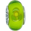(RETIRED) Murano Glass Bead Flowers for You Lime (RETIRED) Murano Glass Bead Flowers for You Lime