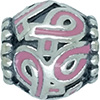 (RETIRED) DANISH Silver Pink Enamel Breast Cancer Charm (RETIRED) DANISH Silver Pink Enamel Breast Cancer Charm