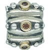 (RETIRED) DANISH Silver and 14ct Gold Clip Brown CZ (RETIRED) DANISH Silver and 14ct Gold Clip Brown CZ