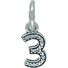 (RETIRED) DANISH "3" Hanging Charm (RETIRED) DANISH "3" Hanging Charm