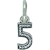 (RETIRED) DANISH "5" Hanging Charm (RETIRED) DANISH "5" Hanging Charm