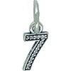 (RETIRED) DANISH "7" Hanging Charm (RETIRED) DANISH "7" Hanging Charm