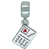 (RETIRED) DANISH Postcard Hanging Charm (RETIRED) DANISH Postcard Hanging Charm